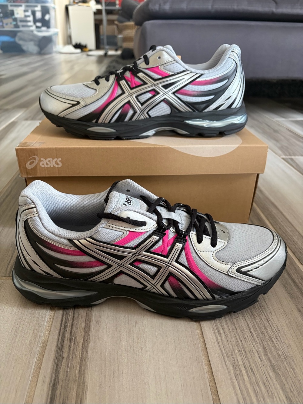 Men's Asics Gel-Sekiran Shoes - Hot Pink Piedmont Grey 1203A950-020